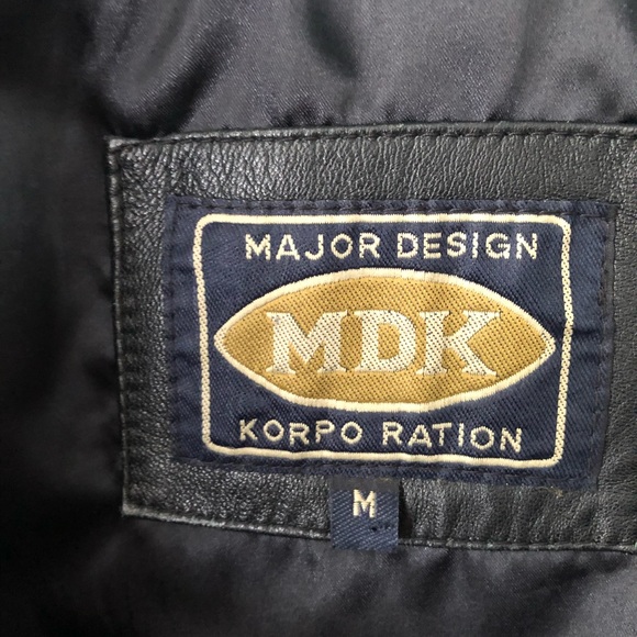 Black leather jacket - Picture 3 of 3